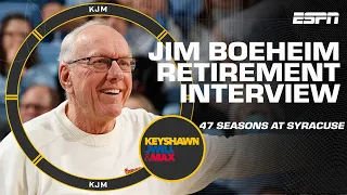 Jim Boeheim explains his retirement & reflects on 47 seasons at Syracuse 🍊 | KJM