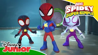 🕸  Spektakularne porażki złoli | Spidey i Super-Kumple | Disney Junior Polska