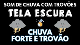 CHUVA com trovões no Telhado para Dormir 💤 Trovões no Telhado para Dormir e Relaxar Profundamente