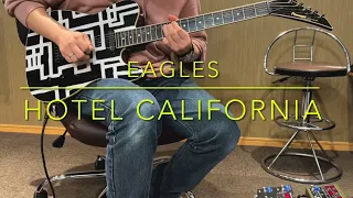 布袋モデルで弾く　EAGLES 『Hotel California』ギターソロFULLver