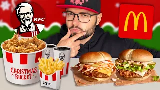 Cine are CEL MAI FESTIV MENIU de SARBATORI! KFC sau McDonald's?