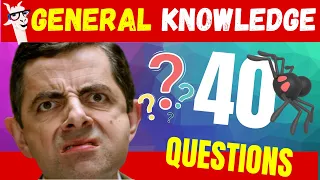 🌏 GENERAL KNOWLEDGE 😍 40 Questions! Quiz TRIVIA 🙈