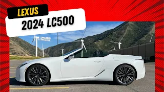 2024 Lexus LC500 Convertible Ultra White V8