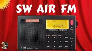 Sihuadon R-108 USB C Shortwave Radio Daytime SW AIR FM Chicago Area