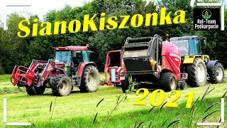 ✅SianoKiszonka 2021!🔥Prasowanie & Owijanie🔥Smerfowe Baloty!?🔥Renault/Case!✅