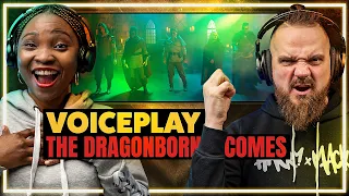 First time hearing VoicePlay feat. Omar Cardona | The Dragonborn Comes | Reaction