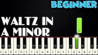 Waltz in A Minor - Chopin | BEGINNER PIANO TUTORIAL + SHEET MUSIC by Betacustic