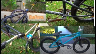 BMX Bike Restoration of a really disgusting old bike (not montage)