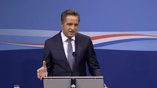 Integrale persconferentie MP Rutte van 15 december 2017