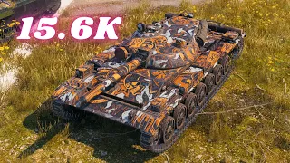 T-100 LT  15.6K Spot + Damage  World of Tanks Replays