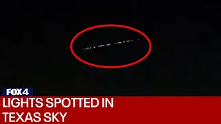 UFO sighting in North Texas? Residents share video of mysterious lights