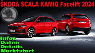 SKODA Scala / Kamiq FACELIFT 2024 😎 Alle Infos zu Neuerungen Daten Antriebe Details Marktstart