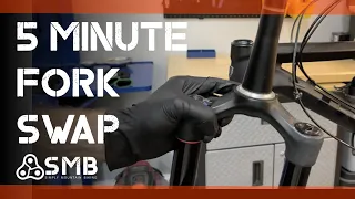 How to Change Mountain Bike Forks | Silent Shop