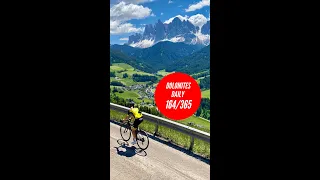 The beauty of the Dolomites Passo delle Erbe cycling loop · Dolomites Daily 164/365 #shorts