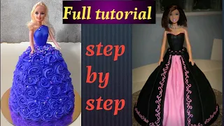 barbie doll cake kaise banaye doll cake recipe doll cake decorating doll cake ideas how make to cake