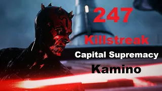 Star Wars Battlefront 2 - Darth Maul 247 Killstreak (Capital Supremacy) (Kamino)