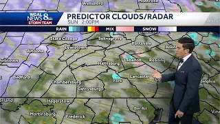 IMPACT SUNDAY: Blustery wind, scattered rain/snow showers