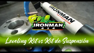 Comparación: Kit de Suspensión Ironman 4x4 vs. Leveling Kit