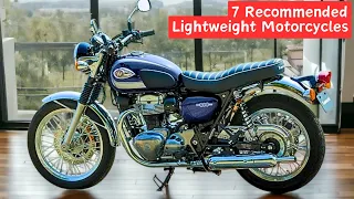 Top 7 Recommended Lightweight Motorcycles For 2024