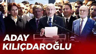 6'lı Masa'nın Cumhurbaşkanı Adayı Kemal Kılıçdaroğlu Oldu!