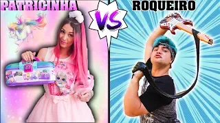 PATRICINHA VS ROQUEIRO FAZENDO SLIME | Maloucos