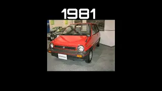 Evolution Of Honda City (1981-2023)#evolution #honda #hondacity #2023 #shorts #cars