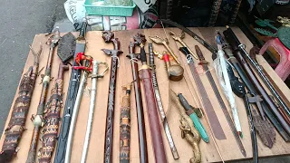 MANDAU,SAMURAI,KATANA,PANAH,TAMENG,HELM PERANG EROPA‼️PASAR LOAK JATINEGARA|PAK FAHMI WA 08151871311