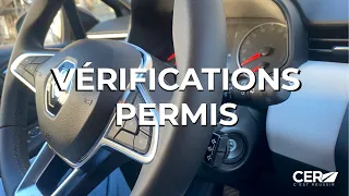 PERMIS : VÉRIFICATIONS EXTÉRIEURE