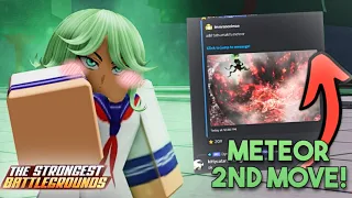 [LEAKED UPD] TATSUMAKI METEOR MOVE + UPDATE RELEASE DATE | The Strongest Battlegrounds