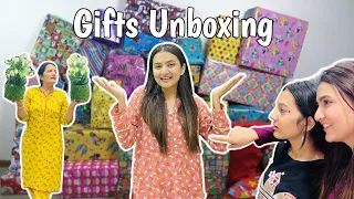 Fans gift unboxing | kis ko kya gift mila | Hira Faisal | Sistrology