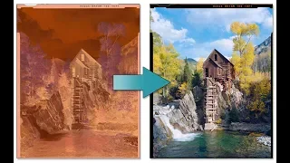 Manual Inversion of Color Negative Film