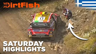 Neuville & Ogier OUT! WRC Acropolis Rally Greece 2023 Saturday Highlights