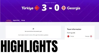 Georgia 0-3 Turkiye | UEFA WOMEN'S NATIONS LEAGUE | Highlights and Goals