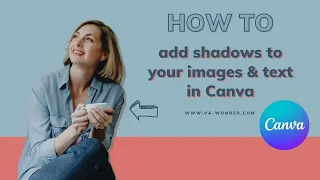 How to work with shadows in Canva | 3 ways | Easy Canva Tutorial