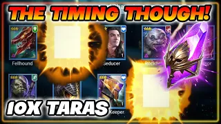 IS ⚡10X SUMMONS⚡ GOING TO BE A SCAM TODAY?!? | 10x Taras | RAID Shadow Legends