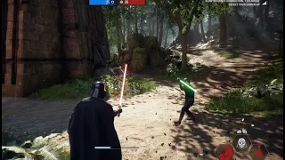 Awesome Vader play on Takodana | Star Wars Battlefront II (2017) Gameplay (No Commentary)