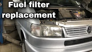 VW Transporter T4 Caravelle 2.5tdi fuel filter replacement
