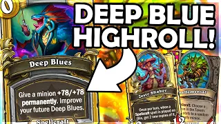 I got Deep Blue Crooner on just TURN 3! Hearthstone Battlegrounds