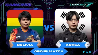 HUGE UPSET ! Bolivia vs Korea | Gamers8  TEKKEN 7 Nations Cup | Day 2 #gamers8 #tekken7 #korea