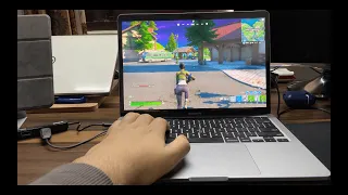 M1 MacBook Pro Gaming Review and Thermal Testing | Unity  and Fortnite Gameplay