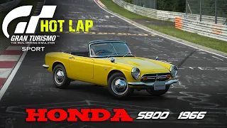Honda S800 1966 / Быстрый круг Nurburgring / Thrustmaster T300 Gameplay / Gran Turismo: SPORT