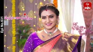 Manasantha Nuvve | 24th January 2024 | Full Episode No 631 | ETV Telugu