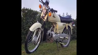 Restoration Abandoned Motorcycle Honda 70cc 4 Stroke Finalization