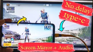 How to screen mirror Android Phone to PC with audio/sound - FREE, No Delay, Type C, Live Stream