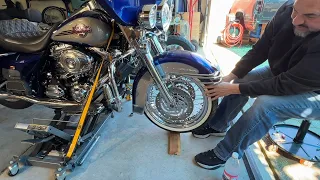 "Diy: Install Your Own Custom Front Wheel On Your Harley"