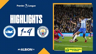 PL Highlights: Albion 1 Man City 4