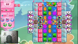 Candy Crush Saga Level 7530 - 3 Stars, 20 Moves Completed,No Boosters