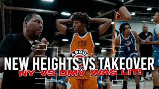 NY vs DMV Never Disappoints❗ New Heights Battles Team Takeover at Marquee Hoops🔥 Things Got Heated
