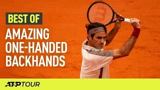 One-Handed Backhands | THE BEST OF | ATP