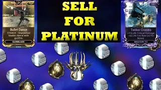 Warframe | What To Sell For Platinum | Platinum Making Method